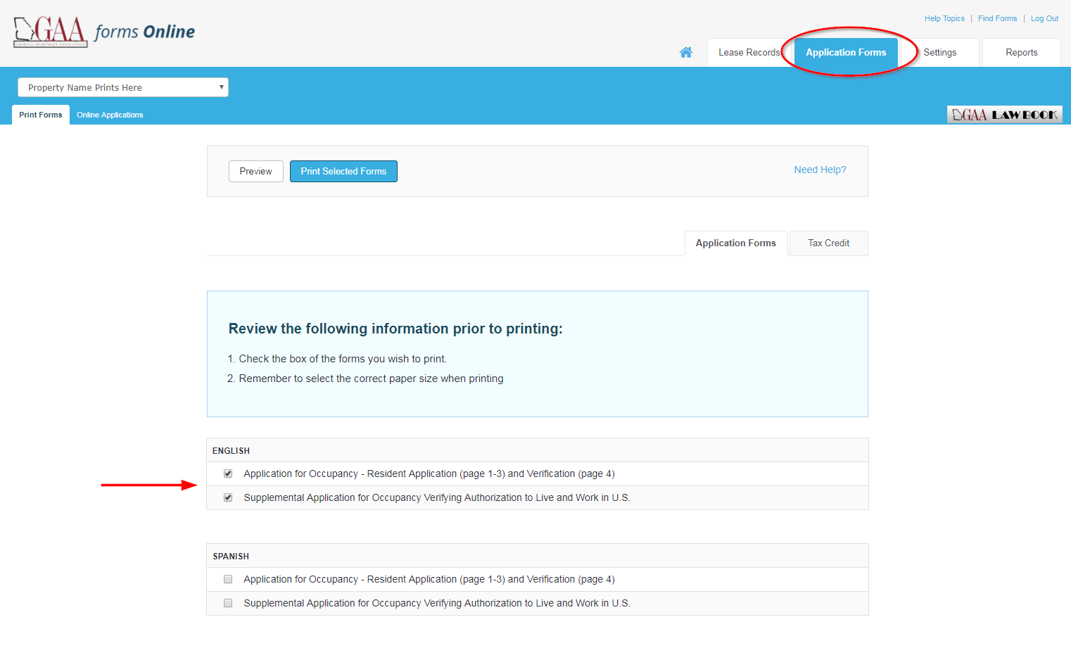 blue moon software forms
